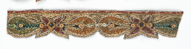 Floral Sequin Beaded Trim 1 Inch