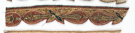 Floral Sequin Beaded Trim 1 Inch