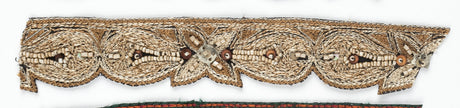 Floral Sequin Beaded Trim 1 Inch