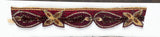 Floral Sequin Beaded Trim 1 Inch