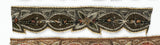 Floral Sequin Beaded Trim 1 Inch