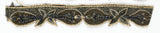 Floral Sequin Beaded Trim 1 Inch