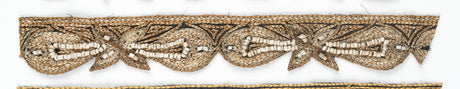 Floral Sequin Beaded Trim 1 Inch