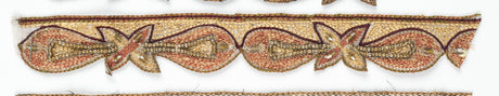 Floral Sequin Beaded Trim 1 Inch