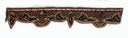 Beaded Indian Trim Brown 1.5 Inch