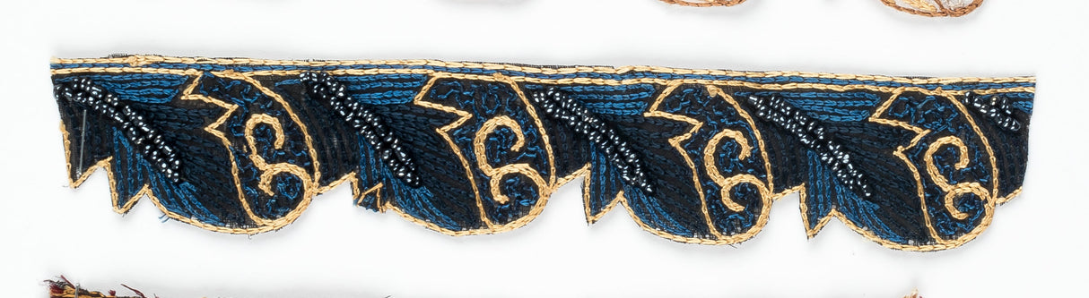 Embroidered Beaded Indian Trim