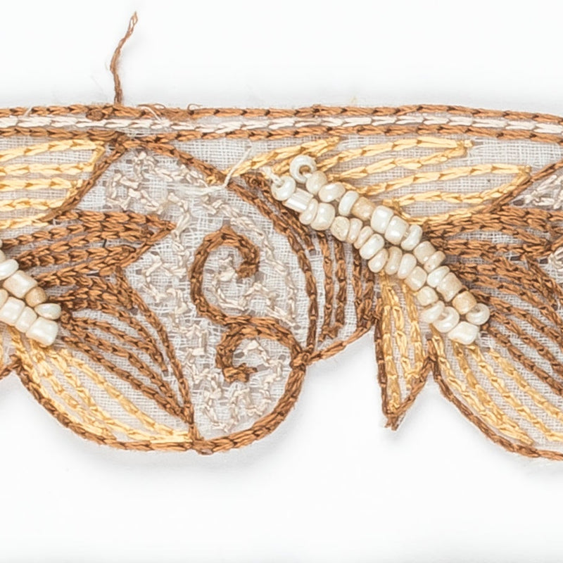 Embroidered Beaded Indian Trim