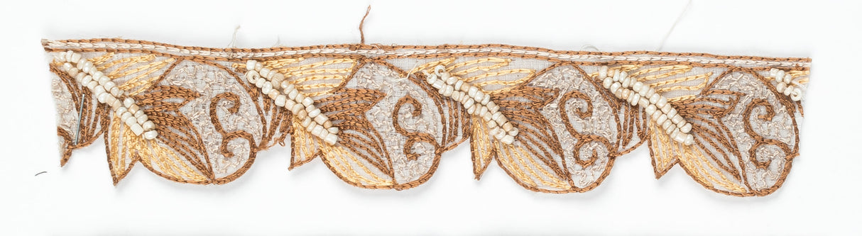 Embroidered Beaded Indian Trim