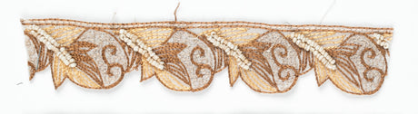 Embroidered Beaded Indian Trim