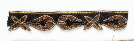 Floral Sequin Beaded Trim 1 Inch