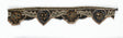 Beaded Indian Trim Black 1.3"