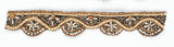 Floral Indian Trim with Beads 1"