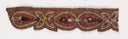Floral Sequin Beaded Trim 1 Inch