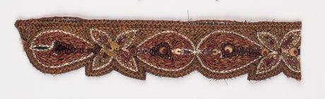 Floral Sequin Beaded Trim 1 Inch