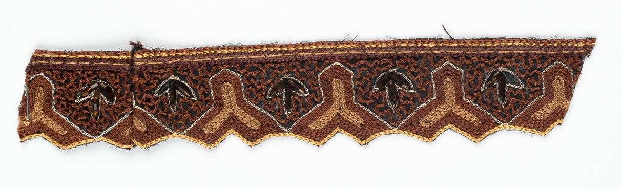 Beaded Floral Trim Y-Shaped 1.5"