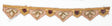 Floral Beaded Trim 1" Hand-Crafted Indian
