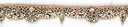 Beaded Indian Trim Brown 1.5 Inch