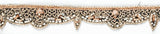 Beaded Indian Trim Brown 1.5 Inch
