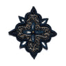Beaded Floral Sew-On Applique