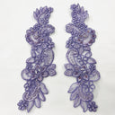 Floral Lace Applique on Organza
