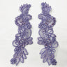 Floral Lace Applique on Organza