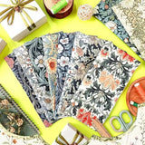 10 Pcs 20''x20'' William Morris Flowers Quilting Fabric Bundles Vintage Floral Fat Quarters by The Yard Flower Fabrics Precut Qu