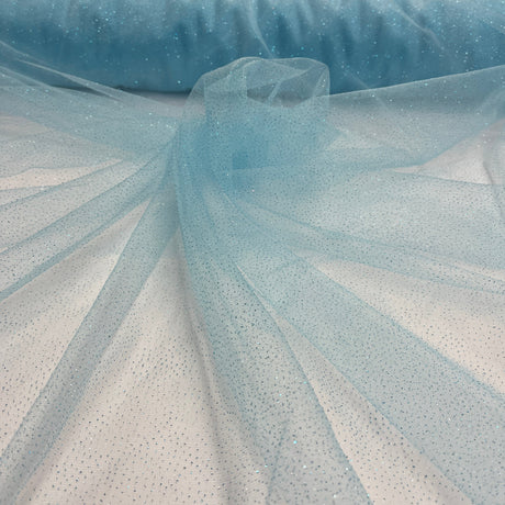 Glitter Mesh Polyester Fabric - Sparkle Net, 60" Width (1 Yard)