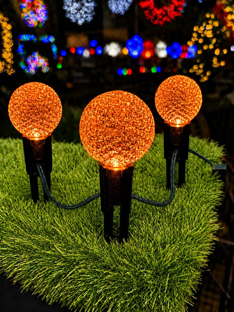 G50 Wonderful LED SMD Bulb (25 bulbs/bag) - Faceted, Orange