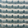 Glitter Mesh Floral Fabric