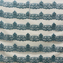 Glitter Mesh Floral Fabric