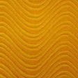 Gold Wave Swirl Flocking Velvet Upholstery Fabric