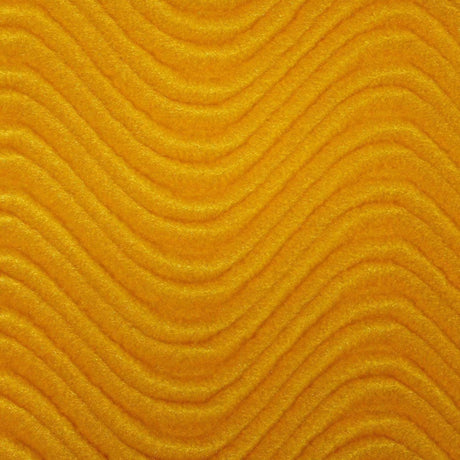 Gold Wave Swirl Flocking Velvet Upholstery Fabric