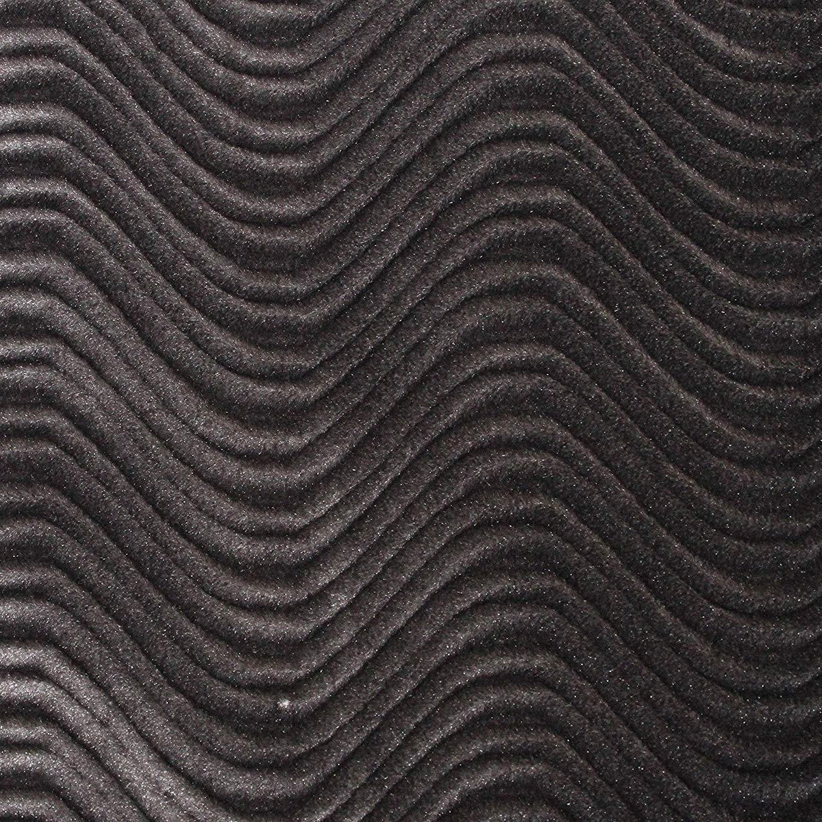 Charcoal Wave Swirl Flocking Velvet Upholstery Fabric,