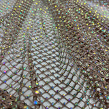 Diamond Fishnet 4-Way Stretch Fabric