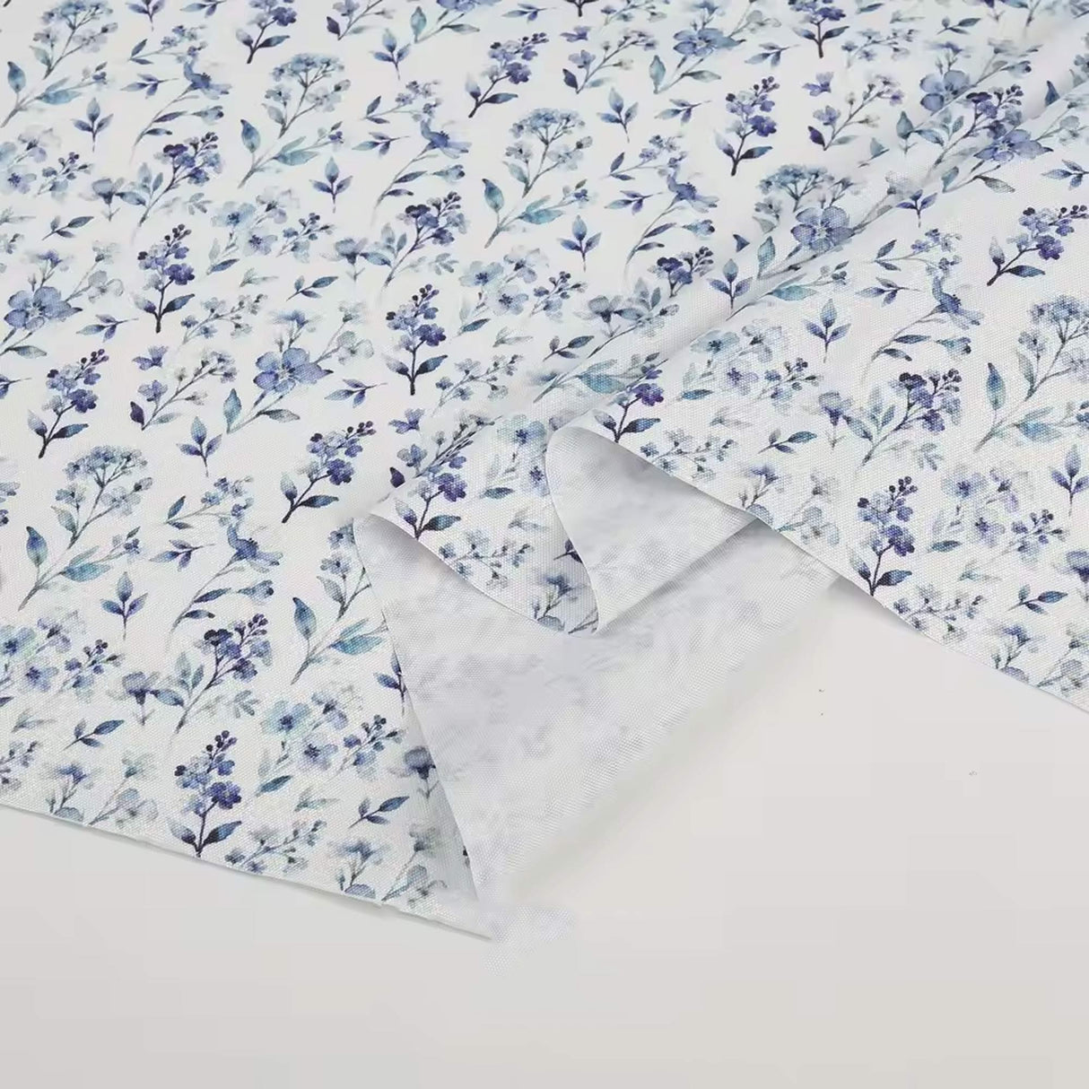 Cute Little Rabbit Print Canvas Fabric – DIY Material