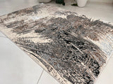BIV 606 Polyester Viscose Blend Fabric - Color-Changing Flat Weave, Area Rug, 5' 2" X 7' 5" (1 Unit)