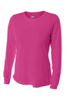 A4 Women’s Cooling Performance Long Sleeve Tee