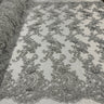 Beaded 3D Floral Lace Fabric 52" Wide