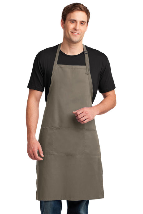 Port Authority® Easy Care Extra Long Bib Apron with Stain Release