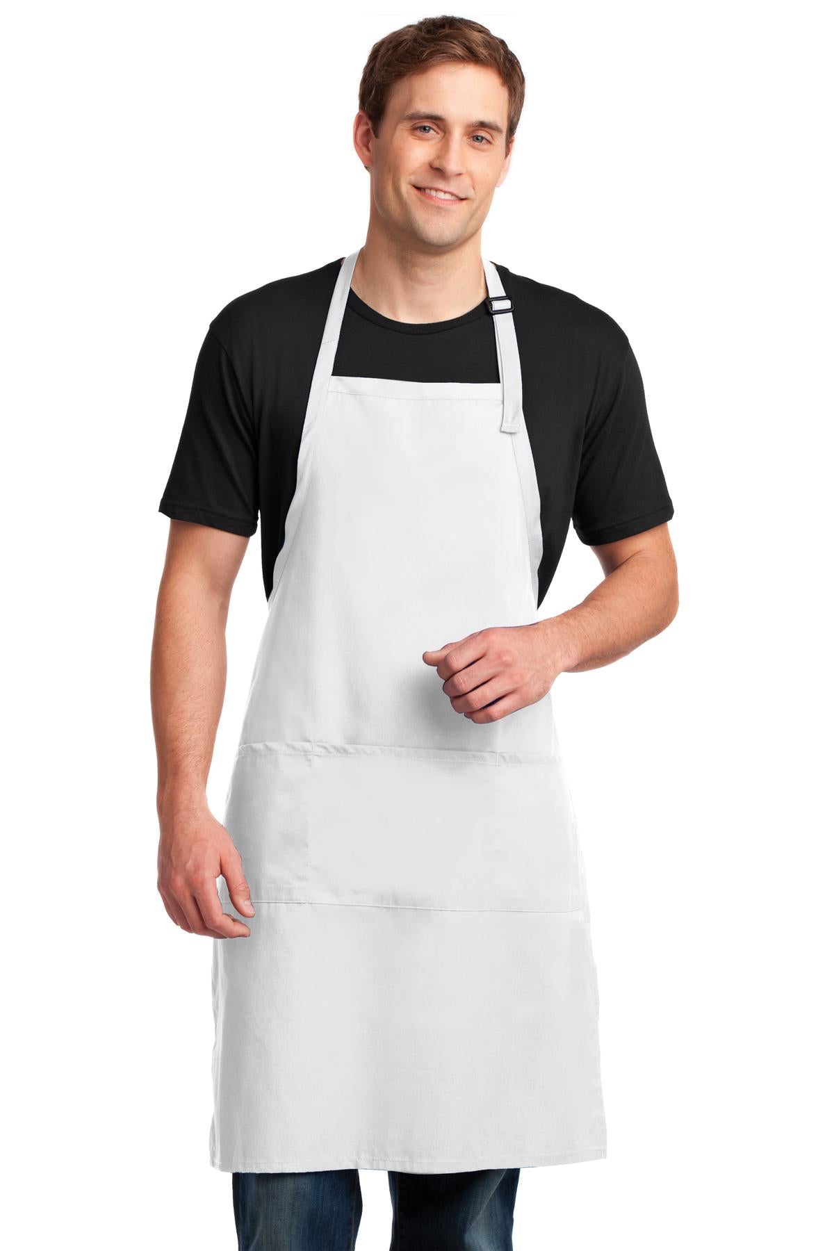 Port Authority® Easy Care Extra Long Bib Apron with Stain Release