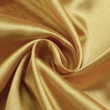 Shiny Gold Satin Fabric for Sewing Dress, Background Decoration, Lining Material, Sold by Yard