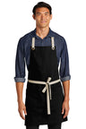 Port Authority® Canvas Full-Length Two-Pocket Apron