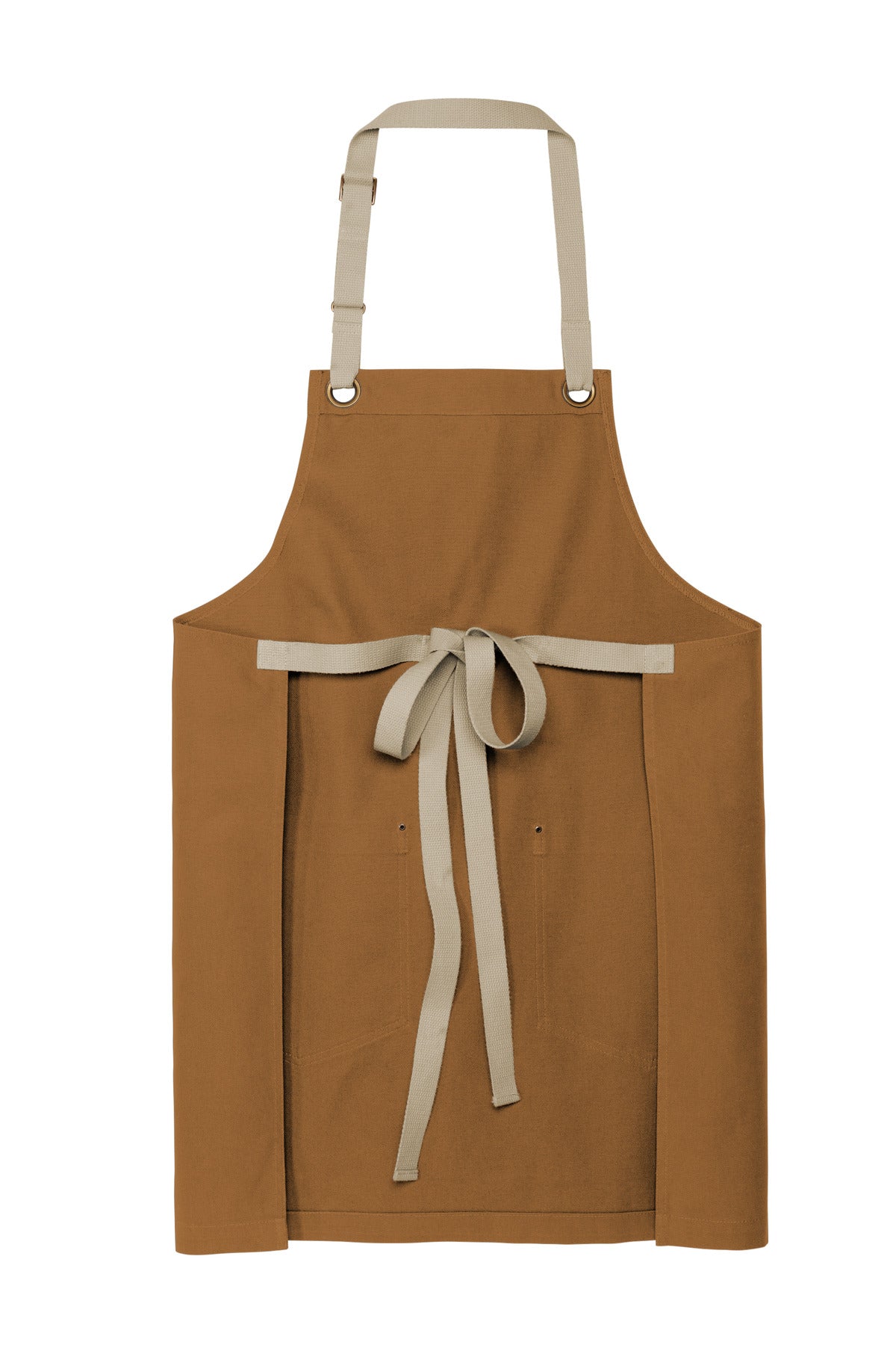 Port Authority® Canvas Full-Length Two-Pocket Apron