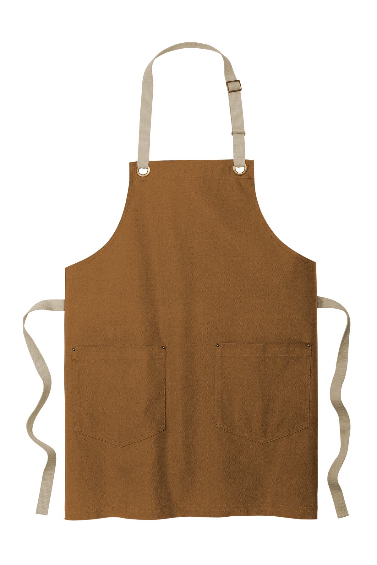 Port Authority® Canvas Full-Length Two-Pocket Apron