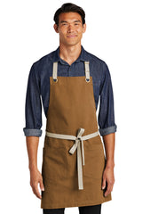 Port Authority® Canvas Full-Length Two-Pocket Apron