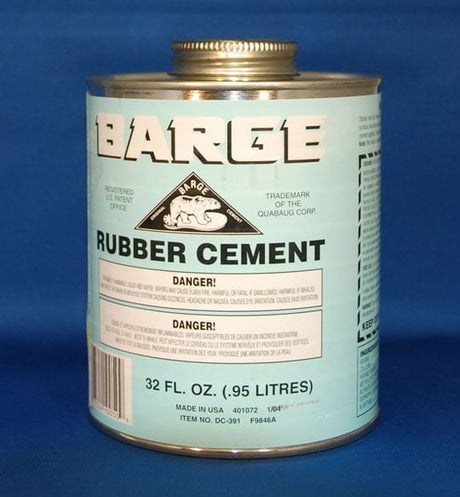 Barge Rubber Cement - Adhesive Fabric - 1 Quart Can