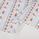 Cute Little Rabbit Print Canvas Fabric – DIY Material