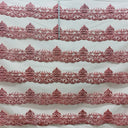Glitter Mesh Floral Fabric