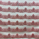 1 Yard Glitter Mesh Fabric | 55" Wide | Sparkling Mesh for Dresses, Costumes & Event Wear