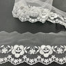 Polyester Lace Trimming Colorful Floral Embroidered 2.5" Wide
